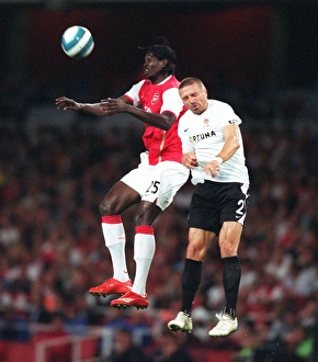 Emmanuel Adebayor (Arsenal) Tomas Repka (Sparta)