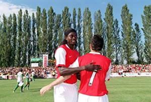 Emmanuel Adebayor and Cesc Fabregas (Arsenal)