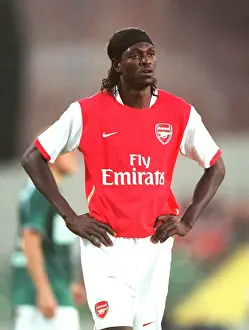 Mattersburg V Arsenal 2006-07 Prints: Emmanuel Adebayor Scoring for Arsenal against SV Mattersburg in Pre-Season Friendly