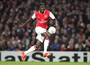 Arsenal V Slavia Prague 2007-08 Prints: Emmanuel Adebayor's Historic 7-Goal Performance: Arsenal Crushes Slavia Prague 7-0 in UEFA Champions League