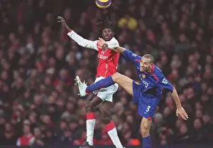 Emmanuel Adrbayor (Arsenal) Rio Ferdinand (Manchester United)
