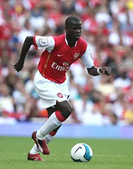 Arsenal V Inter Milan 2007-08 Prints: Emmanuel Eboue in Action: Arsenal's Victory Over Inter Milan, Emirates Cup 2007 (2:1)