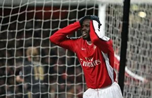 Arsenal v Liverpool 2009-10 Gallery: Emmanuel Eboue (Arsenal). Arsenal 1: 0 Liverpool. Barclays Premier League