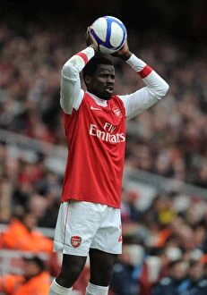 Images Dated 8th January 2011: Emmanuel Eboue (Arsenal). Arsenal 1: 1 Leeds United, FA Cup 3rd Round, Emirates Stadium
