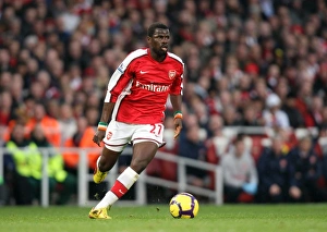 Arsenal V Stoke City 2009-10 Prints: Emmanuel Eboue (Arsenal). Arsenal 2: 0 Stoke City. Barclays Premier League