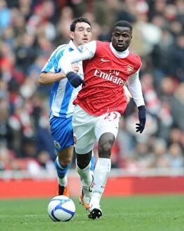 Images Dated 30th January 2011: Emmanuel Eboue (Arsenal). Arsenal 2: 1 Huddersfield Town, FA Cup Fourth Round
