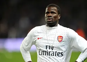 Emmanuel Eboue (Arsenal). Arsenal 3: 0 Ipswich Town. Carling Cup, semi final 2nd leg