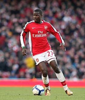 Emmanuel Eboue (Arsenal). Arsenal 3: 1 Burnley. Barclays Premier League