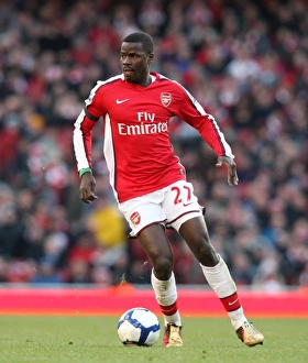 Arsenal v Burnley 2009-10 Gallery: Emmanuel Eboue (Arsenal). Arsenal 3: 1 Burnley. Barclays Premier League
