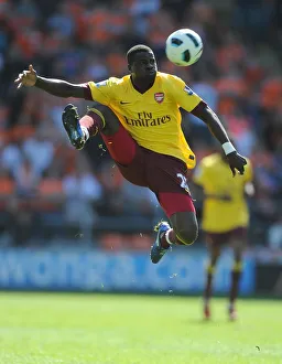 Images Dated 10th April 2011: Emmanuel Eboue (Arsenal). Blackpool 1: 3 Arsenal, Barclays Premier League
