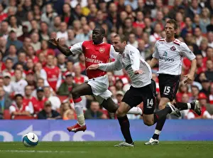 Arsenal V Sunderland 2007-8 Prints: Emmanuel Eboue (Arsenal) Danny Higginbothom (Sunderland)