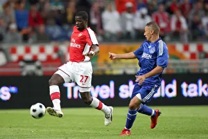 Ajax V Arsenal Prints: Emmanuel Eboue (Arsenal) Ismail Assati (Ajax)