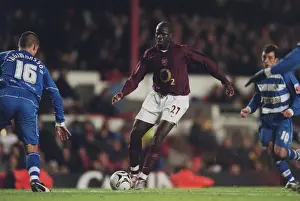 Arsenal V Reading 2005-6 Prints: Emmanuel Eboue (Arsenal) Ivar Ingimarsson (Reading). Arsenal 3: 0 Reading
