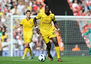 Images Dated 15th August 2010: Emmanuel Eboue (Arsenal). Liverpool 1: 1 Arsenal, Barclays Premier League