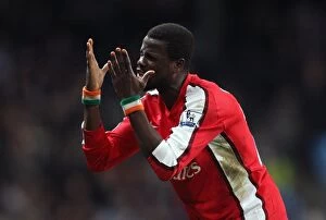 Images Dated 2nd December 2009: Emmanuel Eboue (Arsenal). Manchester City 3: 0 Arsenal. Carlin Cup 5th Round