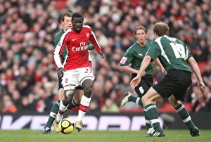 Emmanuel Eboue (Arsenal) Marcel Seip (Plymouth)