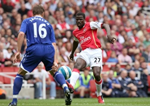 Arsenal v Everton 2007-08 Gallery: Emmanuel Eboue (Arsenal) Phil Jagielka (Everton)