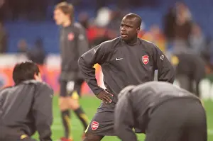 Emmanuel Eboue (Arsenal). Real Madrid 0: 1 Arsenal. UEFA Champions League