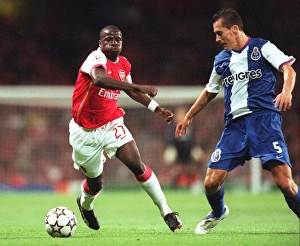 Emmanuel Eboue (Arsenal) Ricardo Costa (Porto)