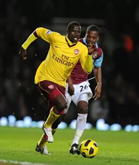Emmanuel Eboue (Arsenal) Zavon Hines (West Ham). West Ham United 0: 3 Arsenal