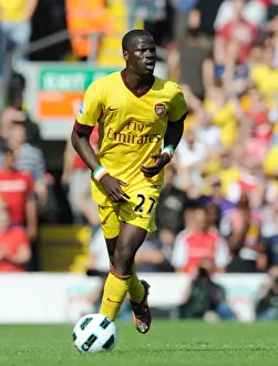 Liverpool V Arsenal 2010-11 Prints: Emmanuel Eboue: A Draw at Anfield - Arsenal vs Liverpool, Premier League 2010-11
