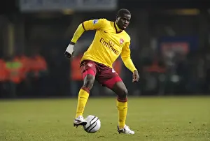 Ipswich Town V Arsenal Carling Cup 2010-11 Prints: Emmanuel Eboue Leads Arsenal to 1-0 Carling Cup Semi-Final Victory over Ipswich Town