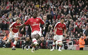 Arsenal V Blackburn Rovers 2008-9 Prints: Emmanuel Eboue scores Arsenals 4th goal his 2nd from