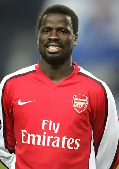 FC Porto V Arsenal 2008-9 Prints: Emmanuel Eboue vs FC Porto: 2-0 Champions League Upset