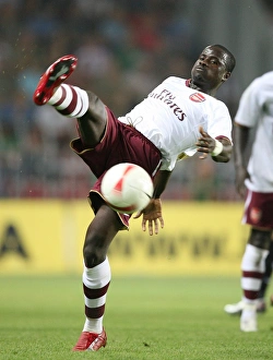 Sparta Prague V Arsenal 2007-8 Prints: Emmanuel Eboue's Brilliant Performance: Arsenal Crushes Sparta Prague 2-0 in Champions League Qualifier