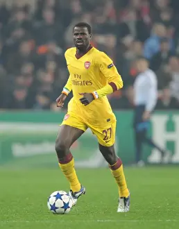 Shakhtar Donetsk V Arsenal 2010-11 Prints: Emmanuel Eboue's Brilliant Performance: Arsenal's 2-1 Defeat to Shakhtar Donetsk in the UEFA Champions League