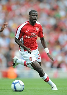 Arsenal V Rangers 2009-10 Prints: Emmanuel Eboue's Triumph: Arsenal 3:0 Rangers, Emirates Cup Day 2, 2009