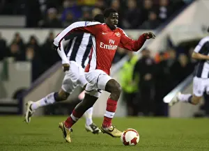 West Bromwich Albion V Arsenal 2008-9 Prints: Emmanuel Eboue's Triumph: Arsenal's 3-1 Win Over West Bromwich Albion, March 2009