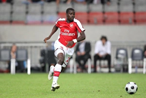 Ajax V Arsenal Prints: Emmanuel Eboue's Triumph: Arsenal's Win Against Ajax, Amsterdam Tournament (2008)