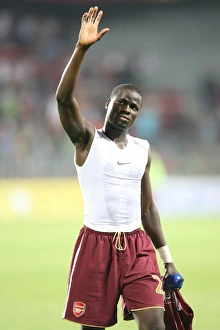 Sparta Prague V Arsenal 2007-8 Prints: Emmanuel Eboue's Unforgettable Performance