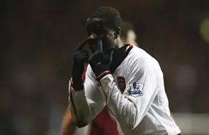 Aston Villa V Arsenal 2007-8 Prints: Emmanuel Eboue's Unforgettable Performance: Arsenal's 1-2 Victory Over Aston Villa (December 2007)