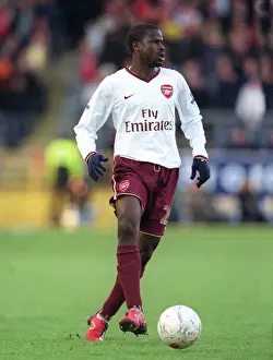Burnley V Arsenal - FA Cup 2007-08 Prints: Emmanuel Eboue's Unforgettable Performance: Arsenal's 2-0 FA Cup Victory Over Burnley (January 2008)