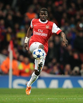 Emmanuel Eboue's Victory: Arsenal 2-1 Barcelona, UEFA Champions League Round 16 (First Leg)
