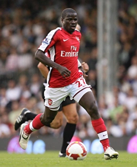 Fulham V Arsenal 2008-09 Prints: Emmanuel Eboue's Victory: Fulham 1-0 Arsenal, August 2008