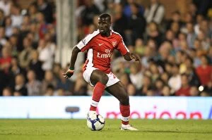 Eboue Emmanuel Collection: Emmanuel Eboue's Winning Goal: Arsenal 1-0 Fulham, Barclays Premier League (2009)