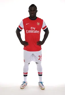 Emmanuel Frimpong at Arsenal 2013-14 Squad Team Photocall
