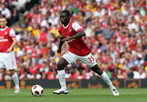 Arsenal V AC Milan 2010-11 Prints: Emmanuel Frimpong (Arsenal). Arsenal 1: 1 AC Milan. Emirates Cup Pre Season