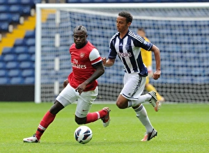 West Bromwich Albion U21 V Arsenal U21 2012-13 Prints: Emmanuel Frimpong (Arsenal) Nani O Sullivan (WBA)