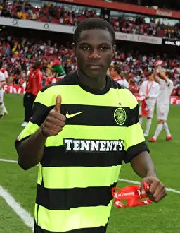 Arsenal V Celtic 2010-11 Prints: Emmanuel Frimpong Scores the Winning Goal: Arsenal's 3-2 Pre-Season Victory over Celtic at Emirates Cup