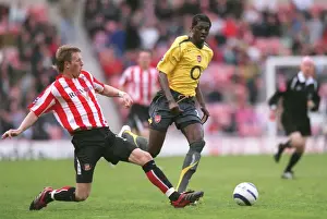 Emmauel Adebayor (Arsenal) Danny Collins (Sunderland)