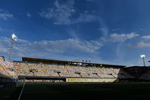 Empty Estadio de la Ceramica: Villarreal CF vs. Arsenal, UEFA Europa League Semi-Final