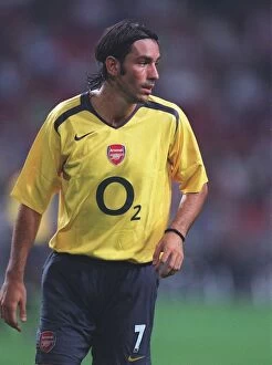 Robert Pires Collection: Euphoria Unleashed: Robert Pires Scores the Winning Goal for Arsenal at Amsterdam Tournament (2005)