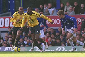 Everton's 1-0 Victory Over Arsenal: Abou Diaby vs. Phil Neville, FA Premiership, Goodison Park, 21st January 2006