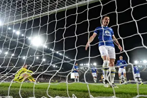Everton V Arsenal 2016-17 Prints: Everton's Disappointment: Arsenal Celebrate at Goodison Park