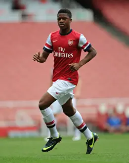 Arsenal U21 V Blackburn R U21 2012-13 Prints: Exclusive: Chuba Akpom Shines in Arsenal U21's Victory over Blackburn Rovers