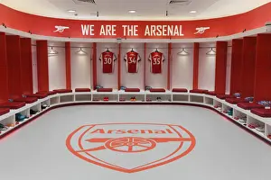 Exclusive Look: Arsenal Changing Room Before Arsenal vs Leeds United - Premier League 2021-22